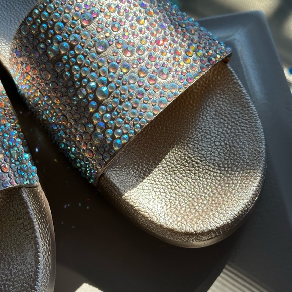 INC Women's Sparkly Rhinestone Sandals/Slides, Wms. Sz. 10, New, Never Worn - Picture 12 of 13